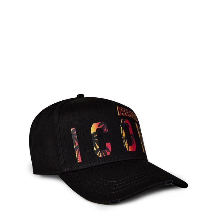 Icon Sunset Baseball Cap - Black