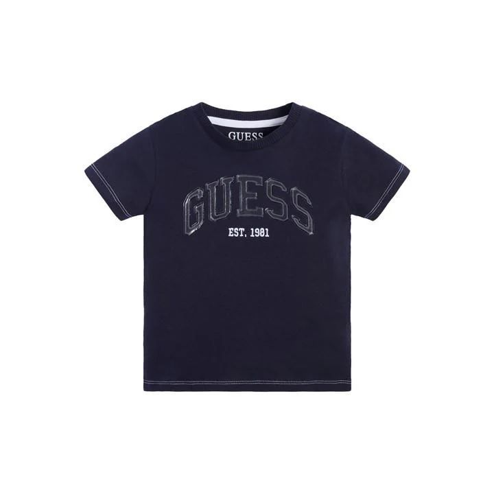 Guess Logo T-Shirt In32 - Blue
