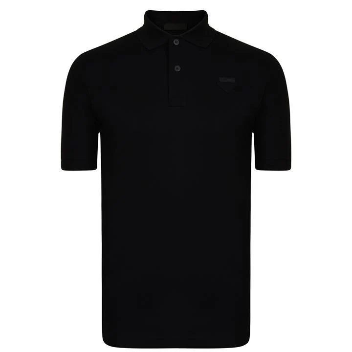 Pique Polo Shirt - Black
