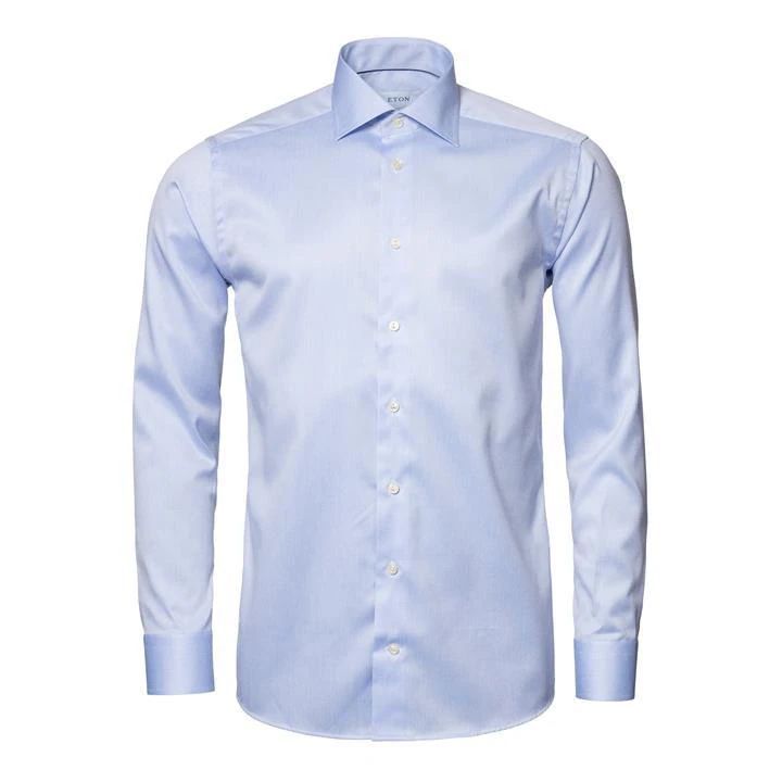 Signature Twill Shirt Slim Fit - Blue