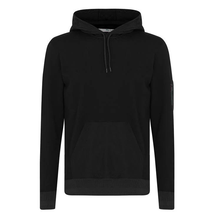 Patch Stripe Oth Hoodie - Black