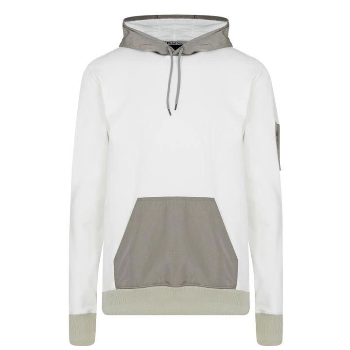 Patch Stripe Oth Hoodie - White