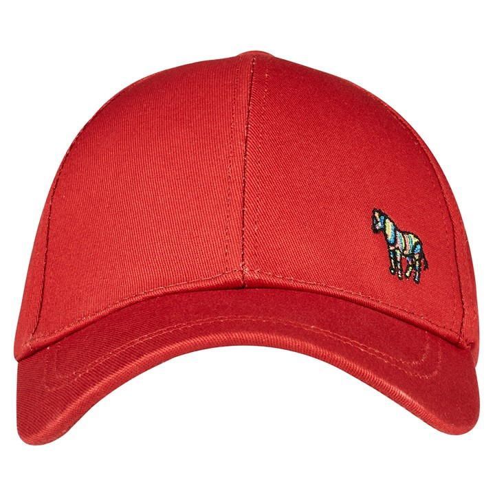 Zebra Baseball Cap - Red