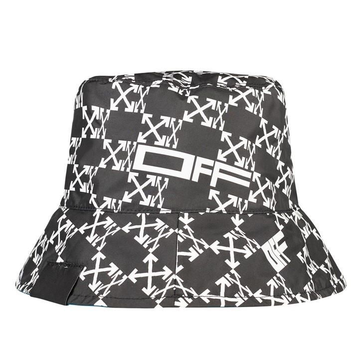 Reversible Monogram Bucket Hat - Black