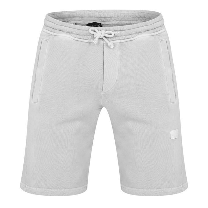 Water Repellant Organic Cotton Jogging Shorts - Grey