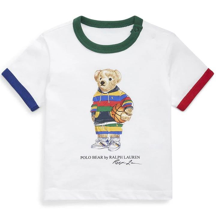 Polo Ralph Lauren Bear Logo T-Shirt Infants - White