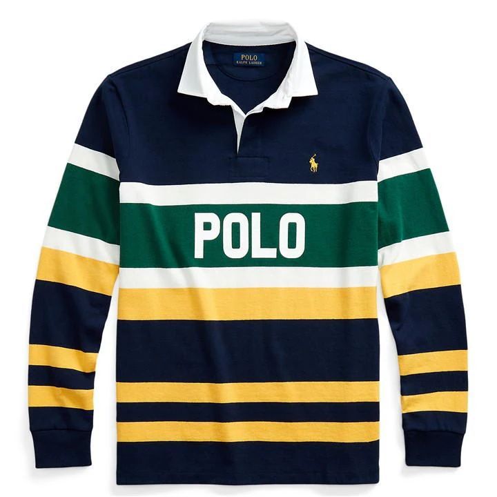 Polo Ralph Lauren Long Sleeve Rugby Polo Mens - Blue