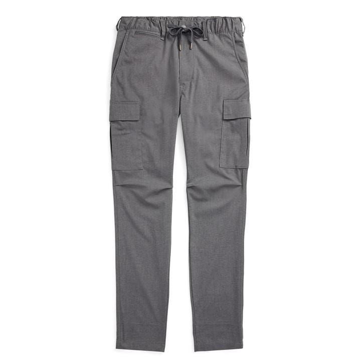 Twill Cargo Trousers - Grey