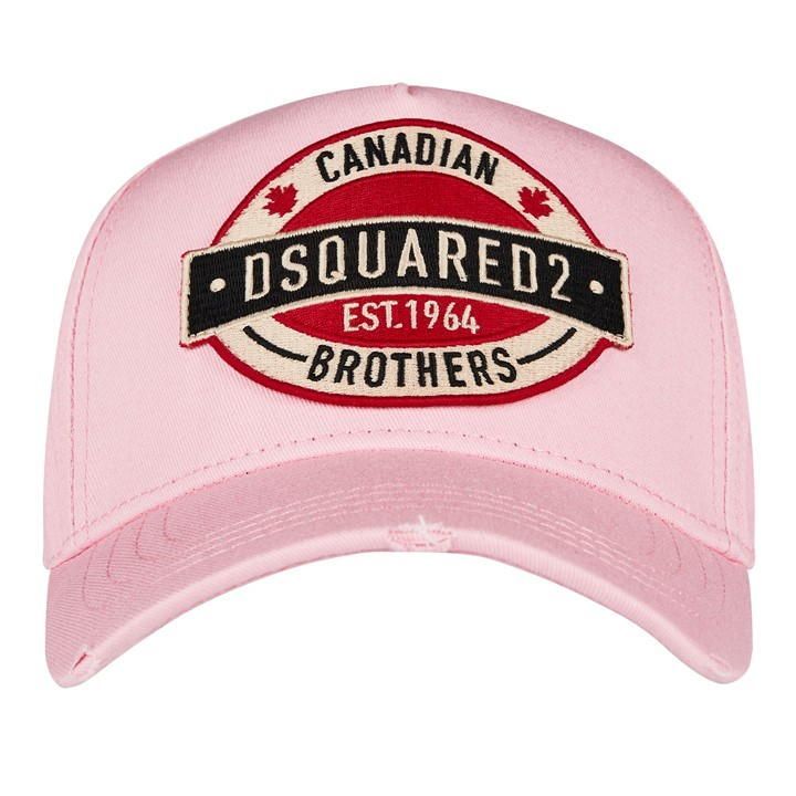 Round Patch Cap - Pink