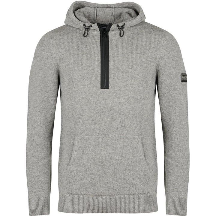 Renzo Half Zip Hoodie - Grey