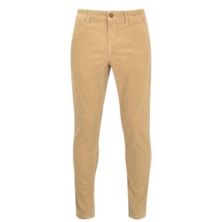 Schino Tapered Cord Trousers - Brown