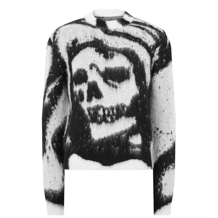 Wes Lang Grim Reaper Sweater - Cream