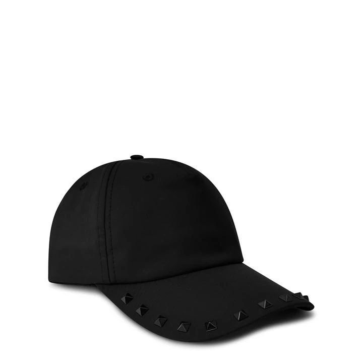Untitled Studded Cap - Black