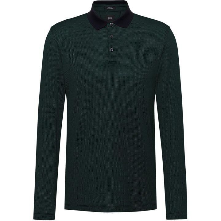 Palmer Long Sleeve Polo Shirt - Green