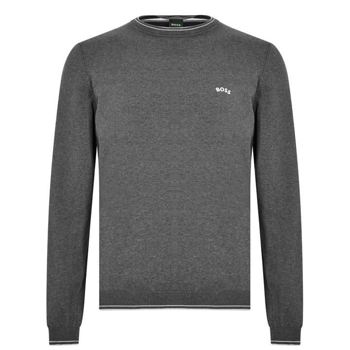 Ritom Crew Knit Sweater - Grey