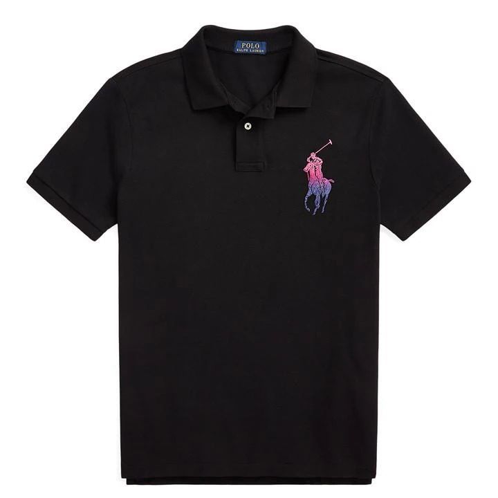Polo Neon Pp Polo Shirt Mens - Black