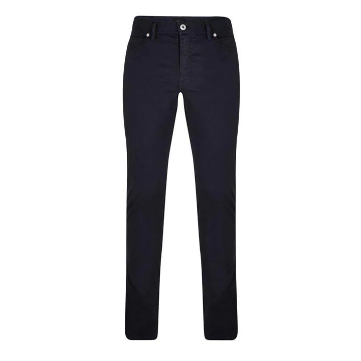 Straight Trousers - Blue