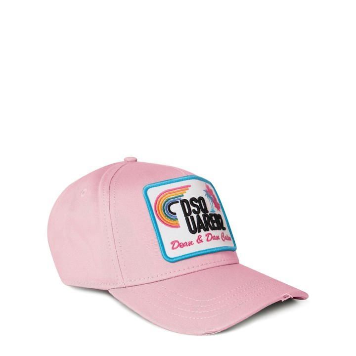 Patch Baseball Cap - Pink