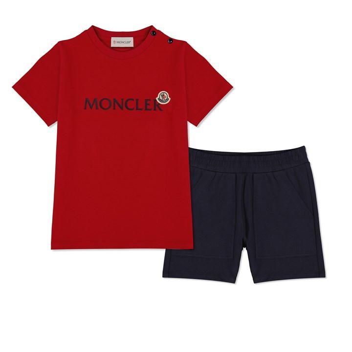 Short Sleeve Logo Set Infant - Red