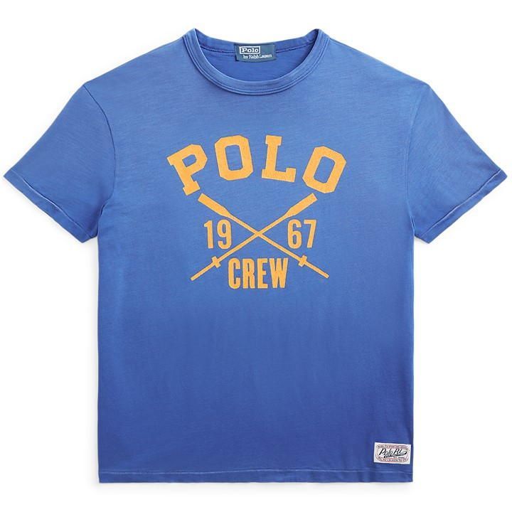 Polo Uneven Jsy Tee Sn32 - Blue