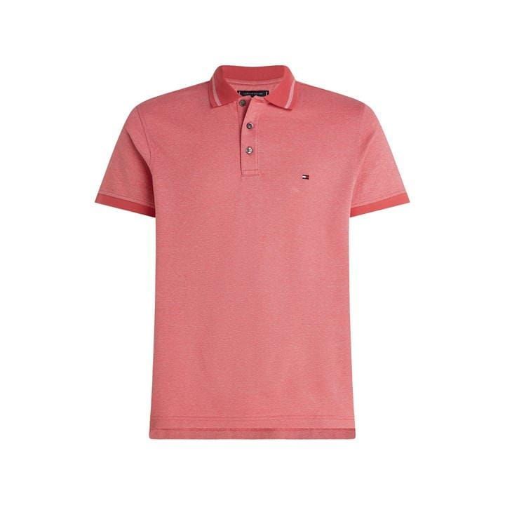Pretwist Mouline Tipped Polo - Red