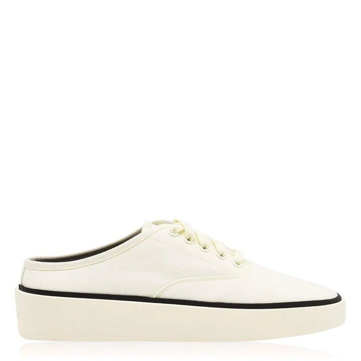 101 Backless Trainers - White
