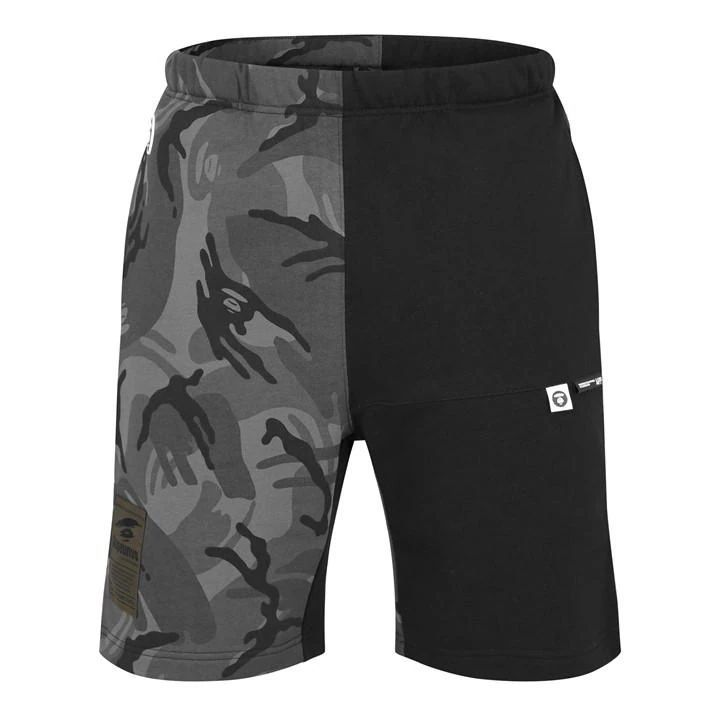 Army Jogger Shorts - Black