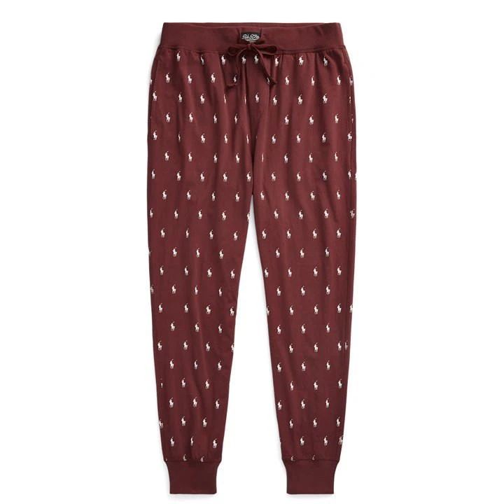 AOP Jersey Joggers - Red