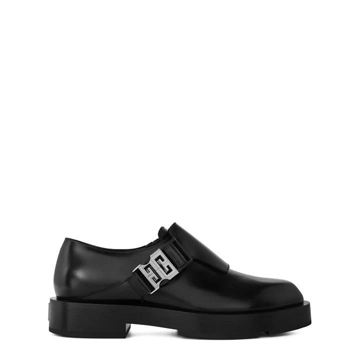 4g Squared Derby Shoes - Black