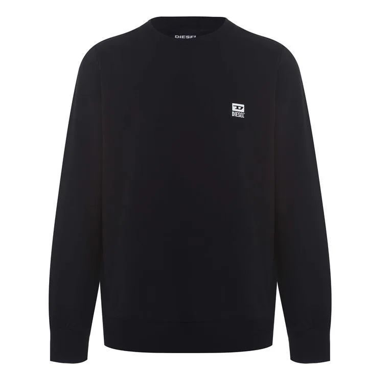 D Logo Crew Sweatshirt - Black