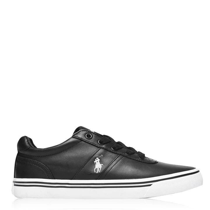 Leather Hanford Low Top Trainers - Black