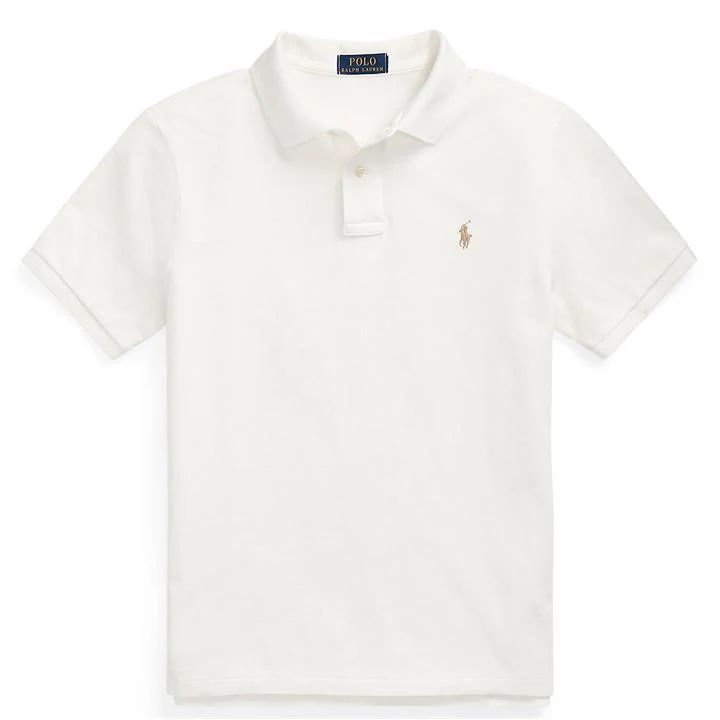 Custom Slim Fit Polo Shirt - White