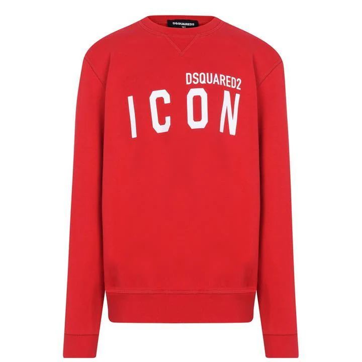 Boy'S Icon Basic Logo Sweatshirt - Red