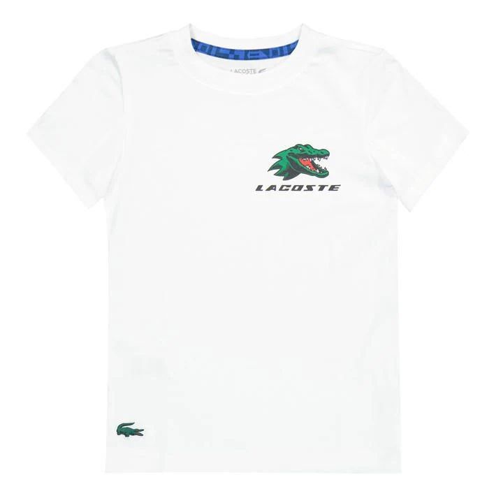 Boy's Team Logo T Shirt - White