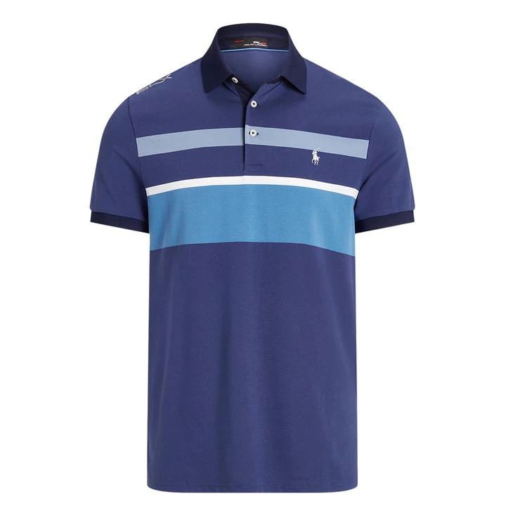 Polo Ralph Lauren RLX Stripe Polo Shirt Mens - Blue