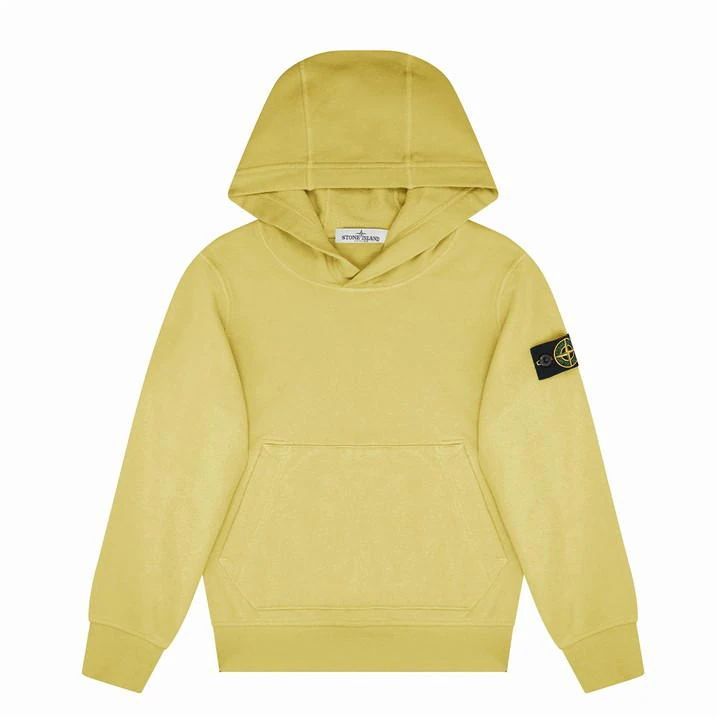 Boy'S Badge Oth Lightweight Hoodie - Yellow