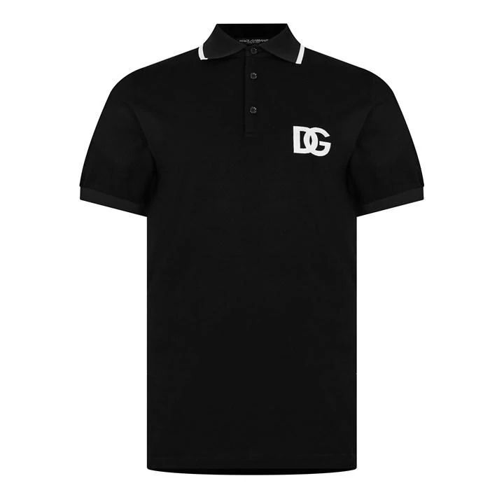Interlocking Logo Polo Shirt - Black