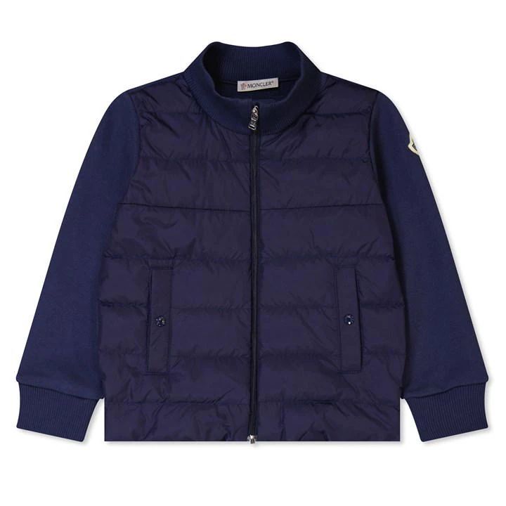 Infant Zip Sweatshirt Puffer Jacket - Blue