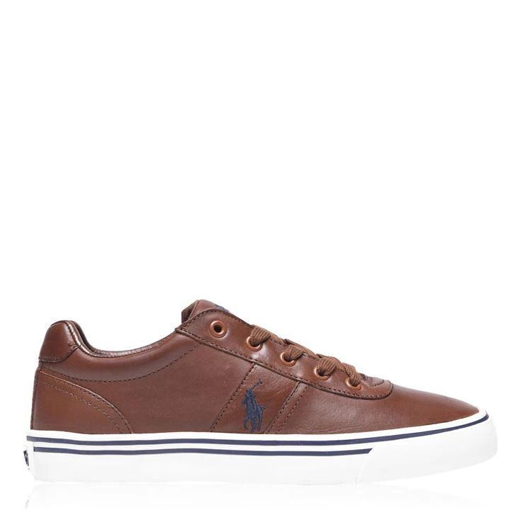 Leather Hanford Low Top Trainers - Brown