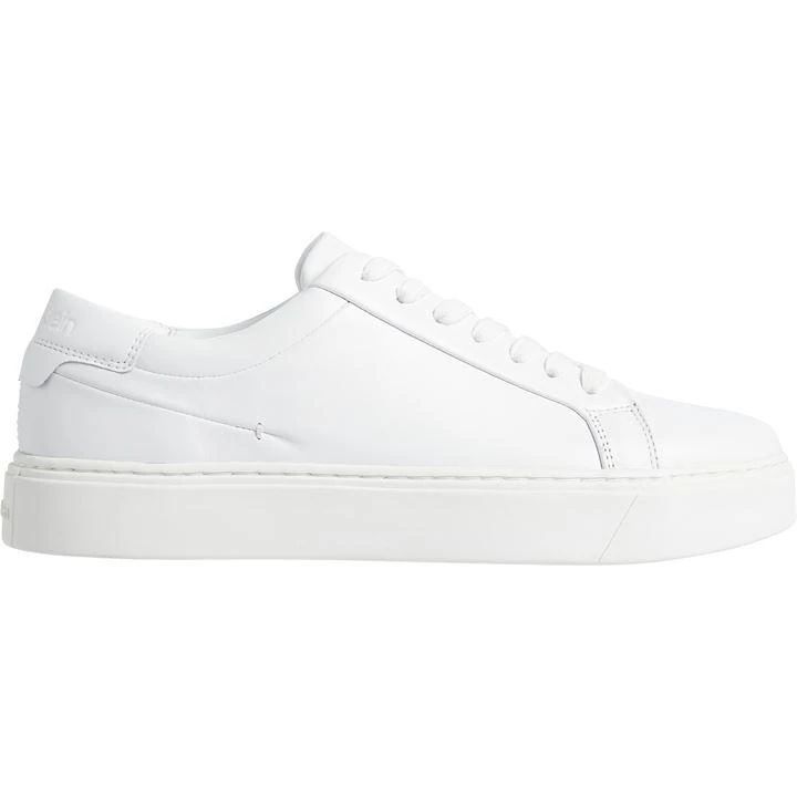 Low Court Trainers - White