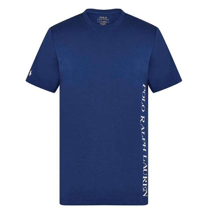 Loop Back Short Sleeve T Shirt - Blue