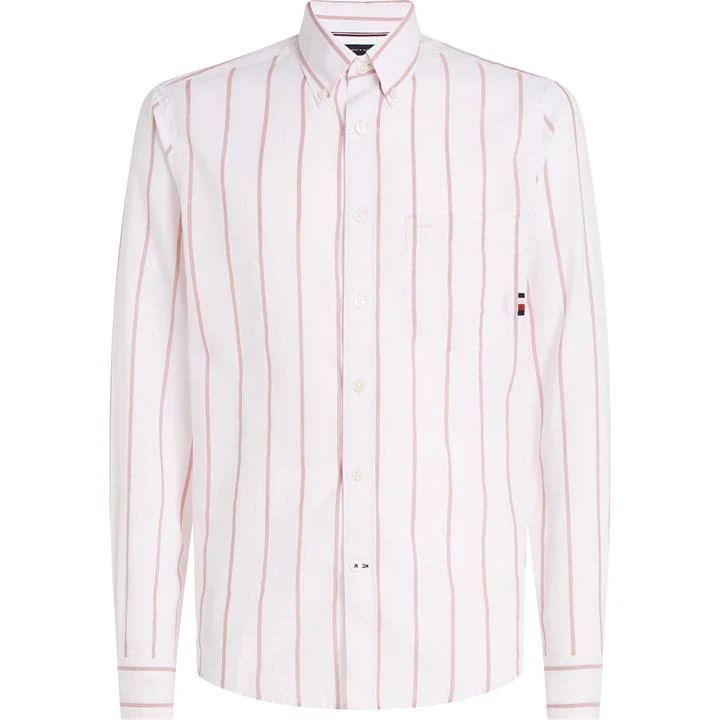 Oxford Stripe Regular Fit Shirt - Pink