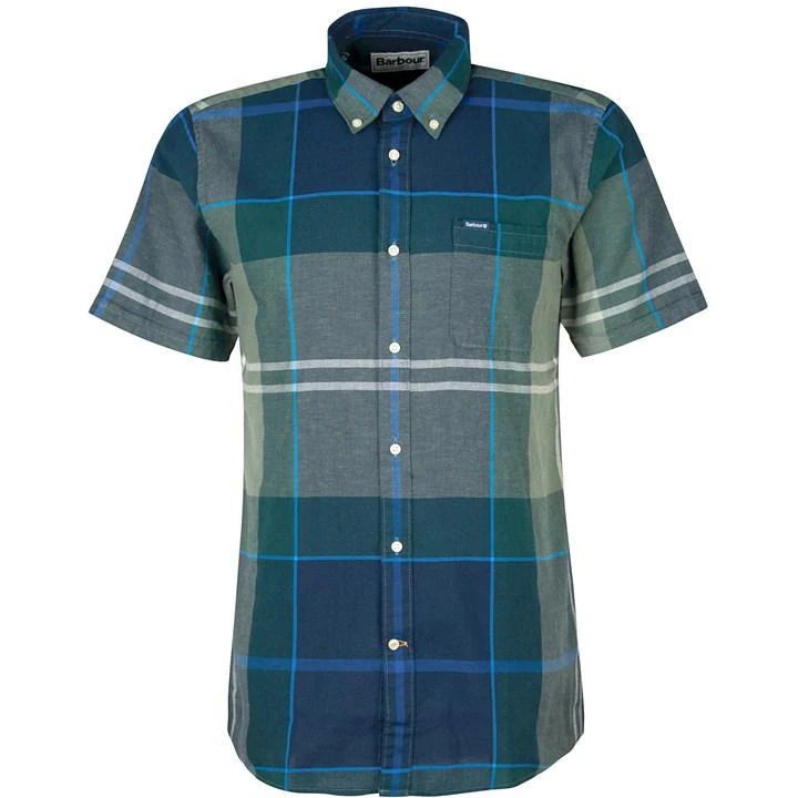 Douglas Short Sleeve Tailored Shirt - Blue