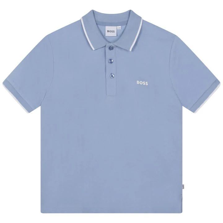 Small Logo Polo Shirt - Blue