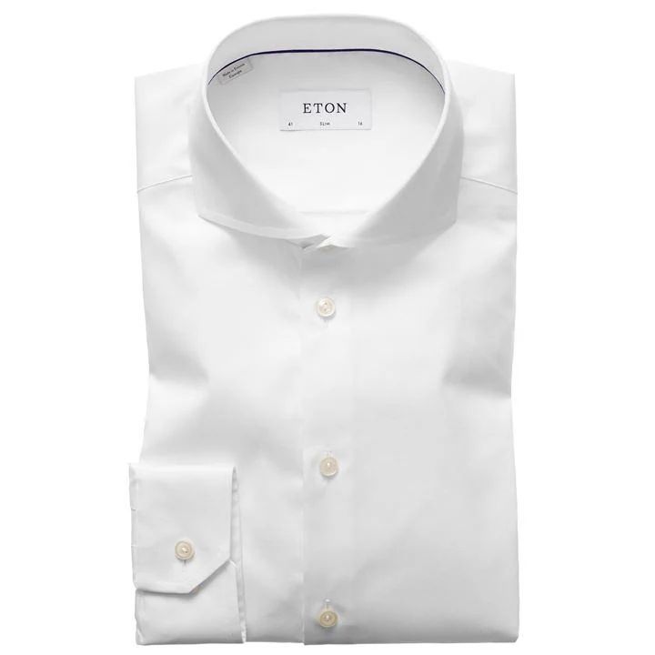Classic Fit Twill Shirt - White