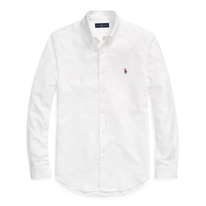 Slim Fit Oxford Shirt - White