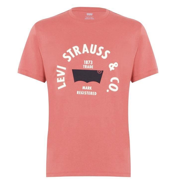 Varsity Circle T Shirt - Pink