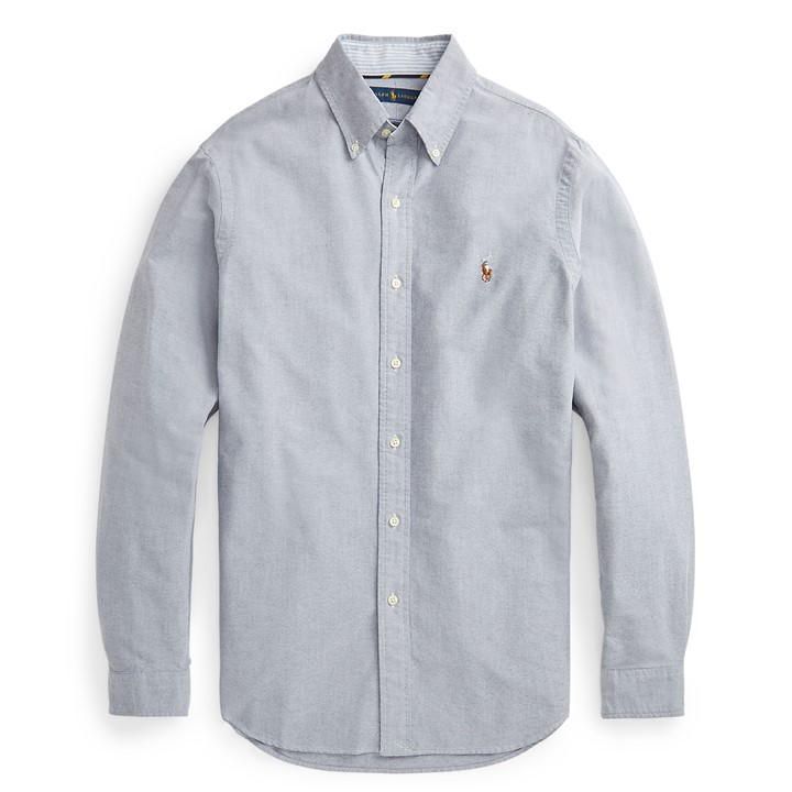 Slim Fit Oxford Shirt - Grey