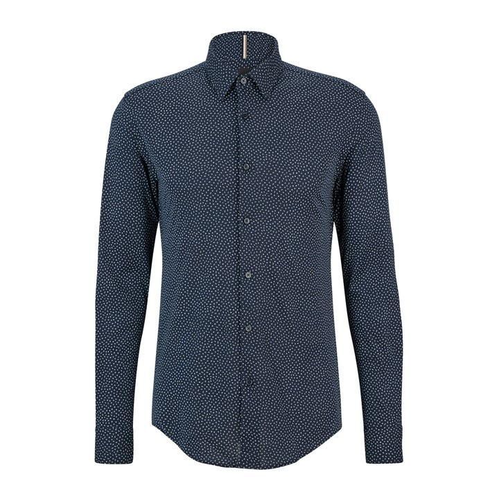 Roan Print Shirt - Blue