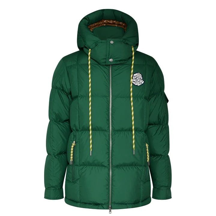 Mariveles Hooded Short Down Jacket - Green